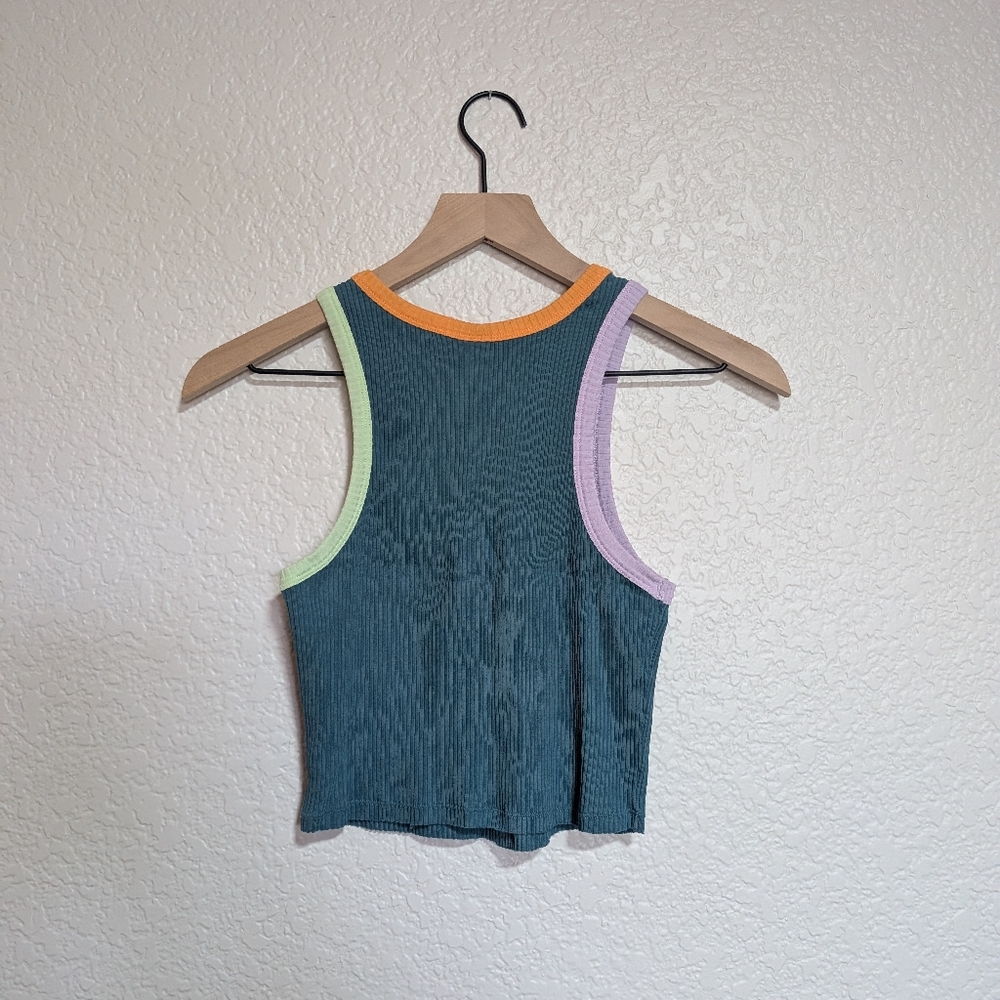 Wild Fable Ribbed Color Contrast Tank / XS - Picture 3 of 4